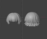 CUSTOM RESIN Hair 009