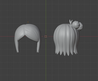 CUSTOM RESIN Hair 010 - Konan Naruto