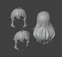 CUSTOM RESIN Hair 011