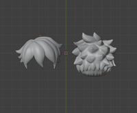 CUSTOM RESIN Hair 012 - Boruto