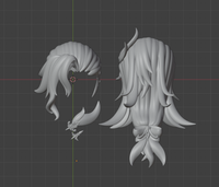 CUSTOM RESIN Hair 014 - Neuvillette