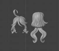 CUSTOM RESIN Hair 015 - Furina