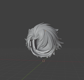 CUSTOM RESIN Hair 016 - Wriothesley