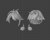 CUSTOM RESIN Hair 025 - Alhaitham