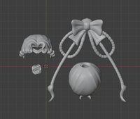 CUSTOM RESIN Hair 030 - Sailor Ceres