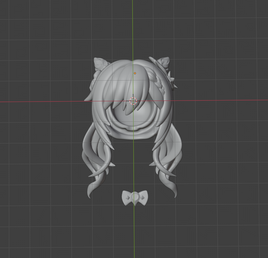 CUSTOM RESIN Hair 032 - Keqing