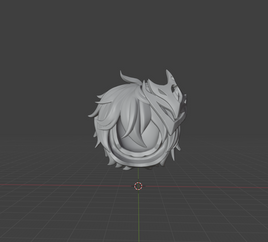 CUSTOM RESIN Hair 035 - Tartaglia Childe