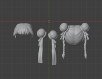 CUSTOM RESIN Hair 040 - Mei Ling