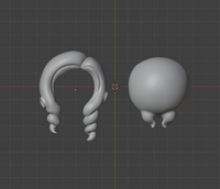 CUSTOM RESIN Hair 043 - Splatoon 2