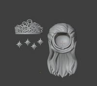 CUSTOM RESIN Hair 046 - Glinda