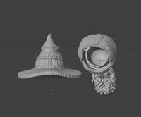 CUSTOM RESIN Hair 048 - Elphaba