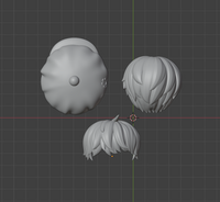 CUSTOM RESIN Hair 054 - baby