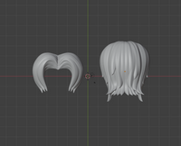 CUSTOM RESIN Hair 055 - Romance