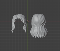 CUSTOM RESIN Hair 057 - Luna Lovegood