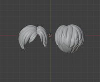 CUSTOM RESIN Hair 062 - Leon