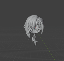 CUSTOM RESIN Hair 069 - Arlecchino