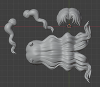 CUSTOM RESIN Hair 073 - Queen Nehelania