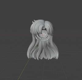 CUSTOM RESIN Hair 080 - Rei Hino