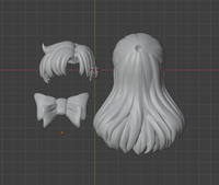 CUSTOM RESIN Hair 087 - Sailor Venus
