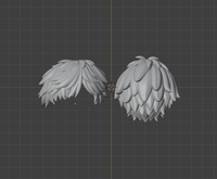 CUSTOM RESIN Hair 088 - Qifrey