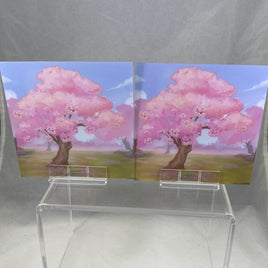 1683 -Anu's Peach Tree Background Sheet (Set of 2)