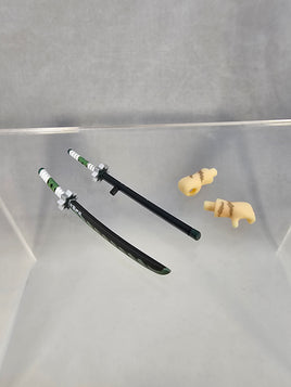 2506 - Sanemi Shinazugawa sword and sheathed sword