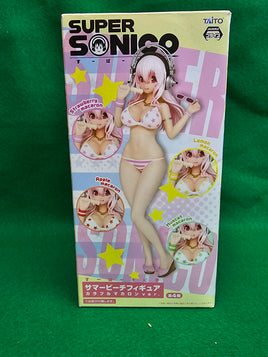 Taito Super Sonico Summer Beach Figure Colorful Muscat Macaron ver. No stand