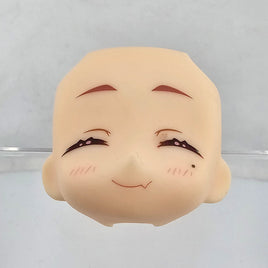 1849-2 -Sasaki Saku's Closed Eye, Blushing Smile