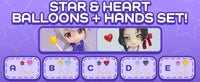 GSC Preorder Campaign #4 Bonus -  Star & Heart Balloons Set A-D options