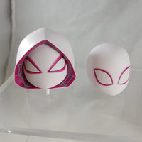 1228-DX -Spider-Gwen's Spider-Verse Hood with 2 Spider Faceplates