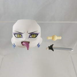 1232-2 -Orochimaru's Tongue Out Combat Expression with Sword of Kusanagi