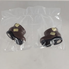 Nendoroid Doll Shoes Set #3:  Brown Boots with Gold Buckles