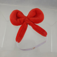 Obitsu Clothes :Red Headband Bow