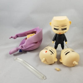 21 -Bicycling Rider Body, Hair, Faceplates, & Stand