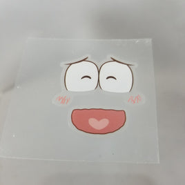 637-4 -Faceplate Stickers Blushing & Laughing