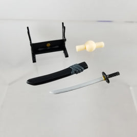 Playset #2B: Japanese Life - Katana with Scabbard & Stand