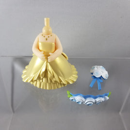 Nendoroid More: Wedding Dress Gold with Blue Flowers