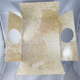 365, 375, 390 -Attack on Titan Tan/Sandy Backdrop & Backdrop Stand