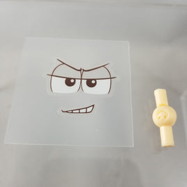 649-3 -Todomatsu's Sneer Face Sticker