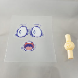 649-4 -Todomatsu's Screaming Face Sticker