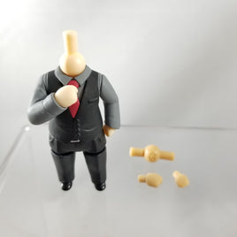 Nendoroid More: Dress Up Suits 02 - Male Black Vest Suit with Cream & Cinnamon Hands