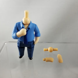 Nendoroid More: Dress Up Suits 02 - Male Blue Shirt with Almond Milk & Cinnamon Hands