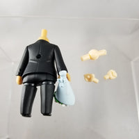 Nendoroid More: Dress Up Suits 02 - Male Black Suit with Bouquet with Almond Milk and Cinnamon Hands