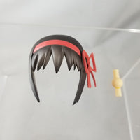 208- Homura's Hair Front Piece with reb headband and bow