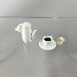 564 -Katori's Coffeepot & Teacup & Saucer