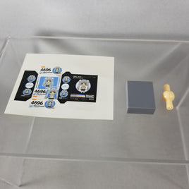 406a -Miss Monochrome's Mini Nendoroid Box with Hard Plastic Box to Wrap in Sticker