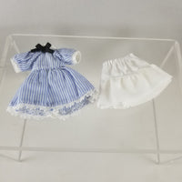 [ND01] Doll: Alice's Striped Dress with Underskirt (Slip)