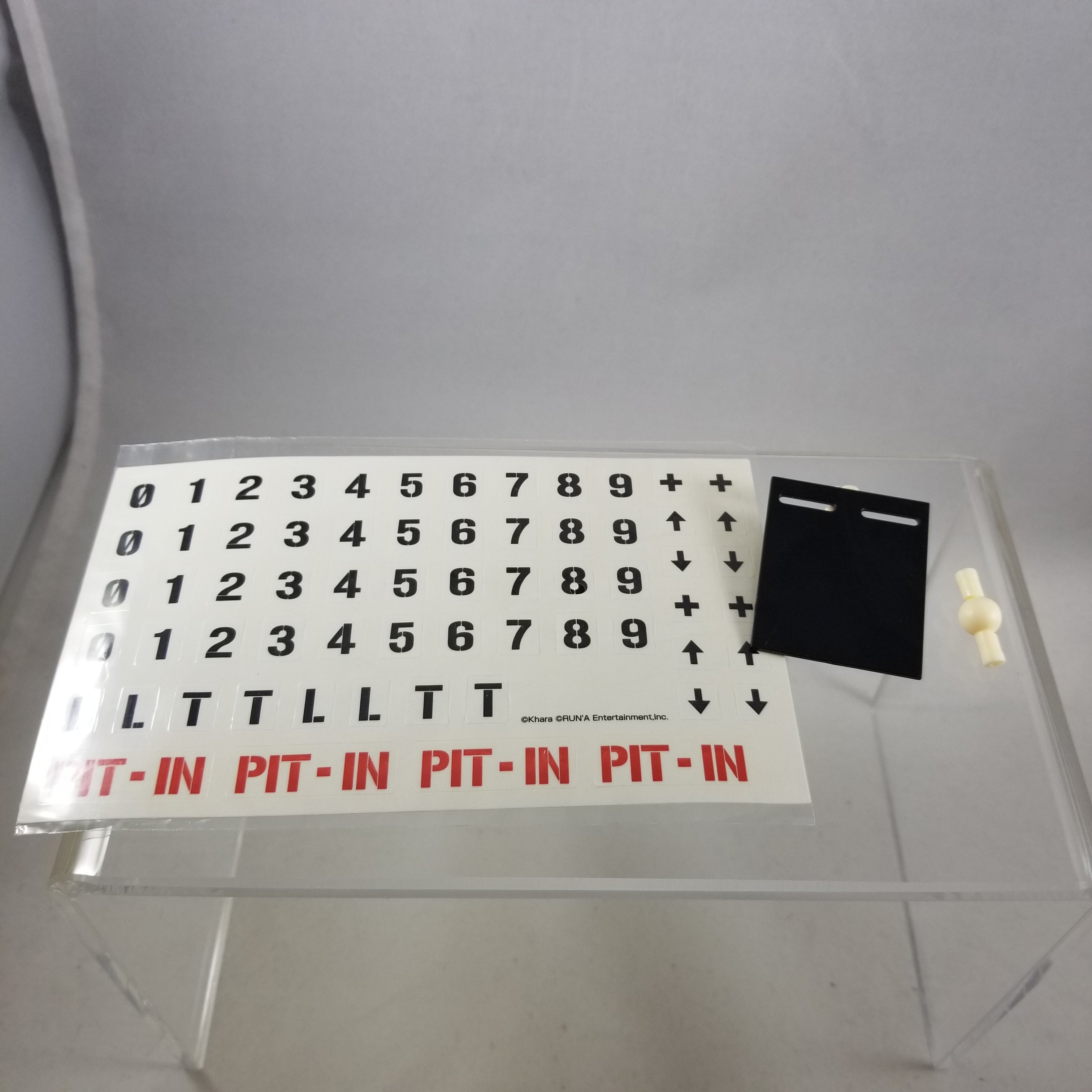 468 -Asuka Racing Vers. Grid Board with Stickers| Chibi Chop Shop