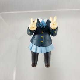 86 - Yui's K-On School Uniform with Peace Sign Hands (Option 3)