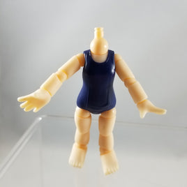 Cu-poche Extra -Girl's School Swimsuit Body (Blue)